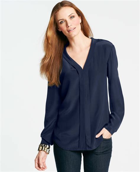 ann taylor silk blouse|ann taylor blouses long sleeve.